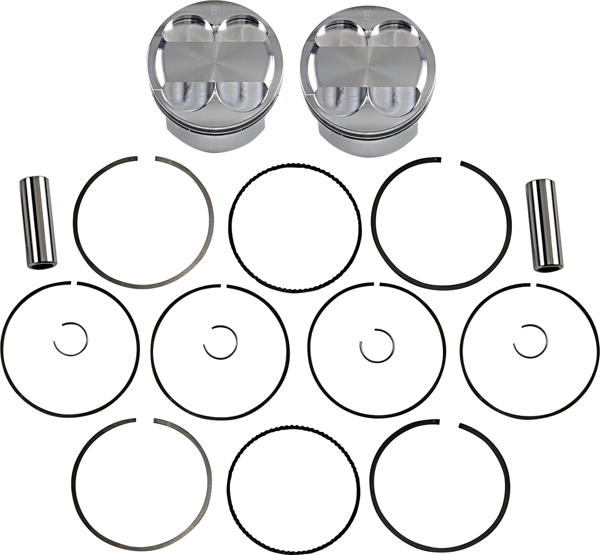 JE PISTONS Piston Kit - 90.00 mm - 11.5:1 CR - Kawasaki 274192