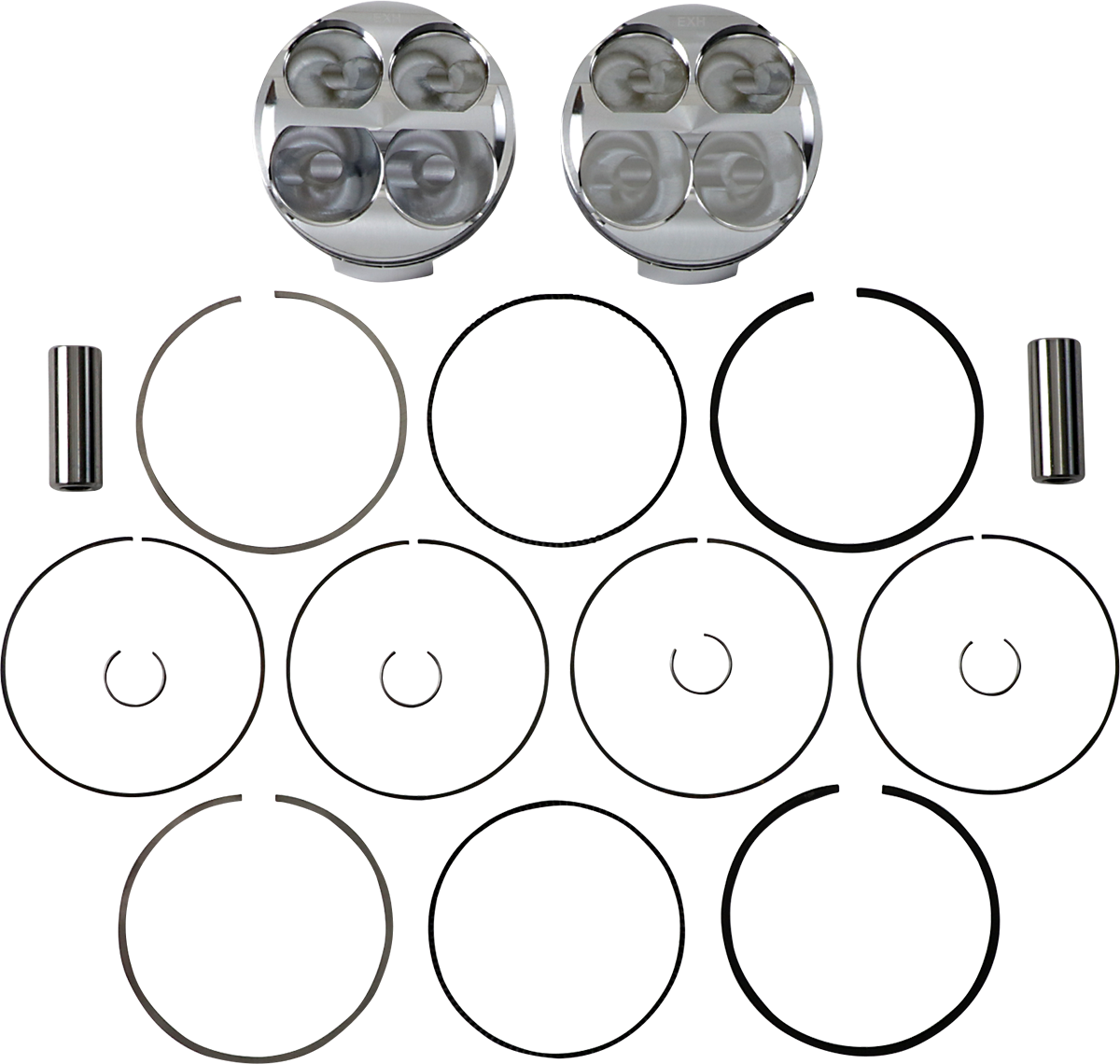JE PISTONS Piston Kit - 96.00 mm - 11.5:1 CR - Polaris 306373