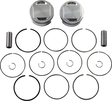 JE PISTONS Piston Kit - Bored to107" - 10.25:1 CR - 96"/103" Twin Cam 317211