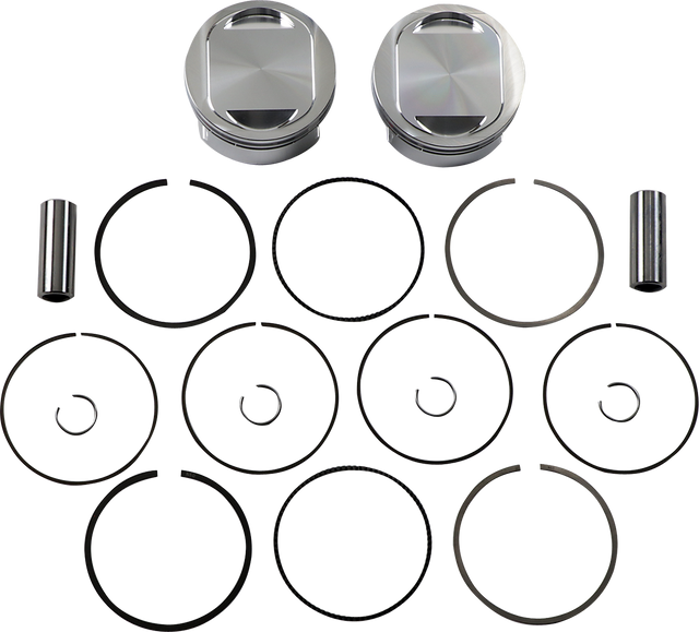 JE PISTONS Piston Kit - Bored to107" - 10.25:1 CR - 96"/103" Twin Cam 317211