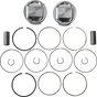 JE PISTONS Piston Kit - Bored to 95" - 10.5:1 CR - 88" Twin Cam 324716