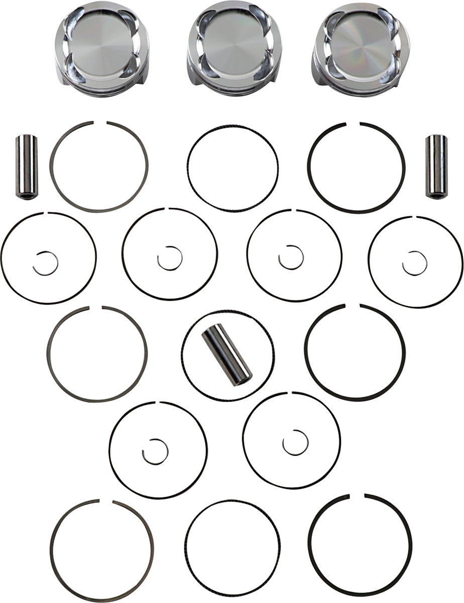 JE PISTONS Piston Kit - 80.00 mm - 9.5:1 CR - Yamaha 345192