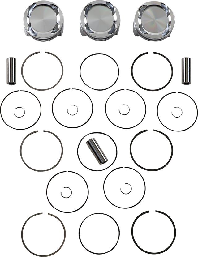JE PISTONS Piston Kit - 80.00 mm - 9.5:1 CR - Yamaha 345192