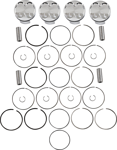 JE PISTONS Piston Kit - 80.00 mm - 11.5:1 CR - Yamaha 345193