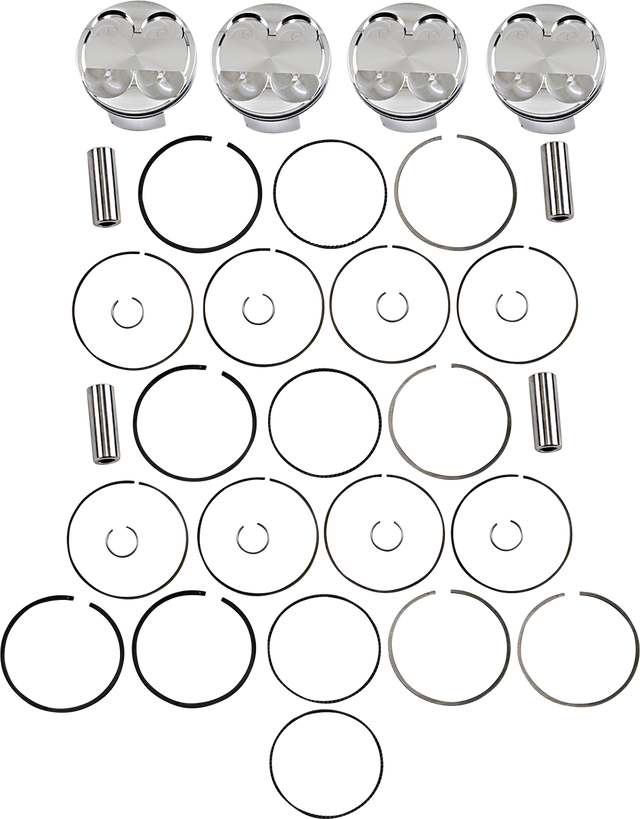 JE PISTONS Piston Kit - 80.00 mm - 11.5:1 CR - Yamaha 345193