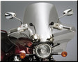 Slipstreamer S-03-C Clear Windshield for Motorcycles - 21.5" x 35" | Fits Round & Square Headlights