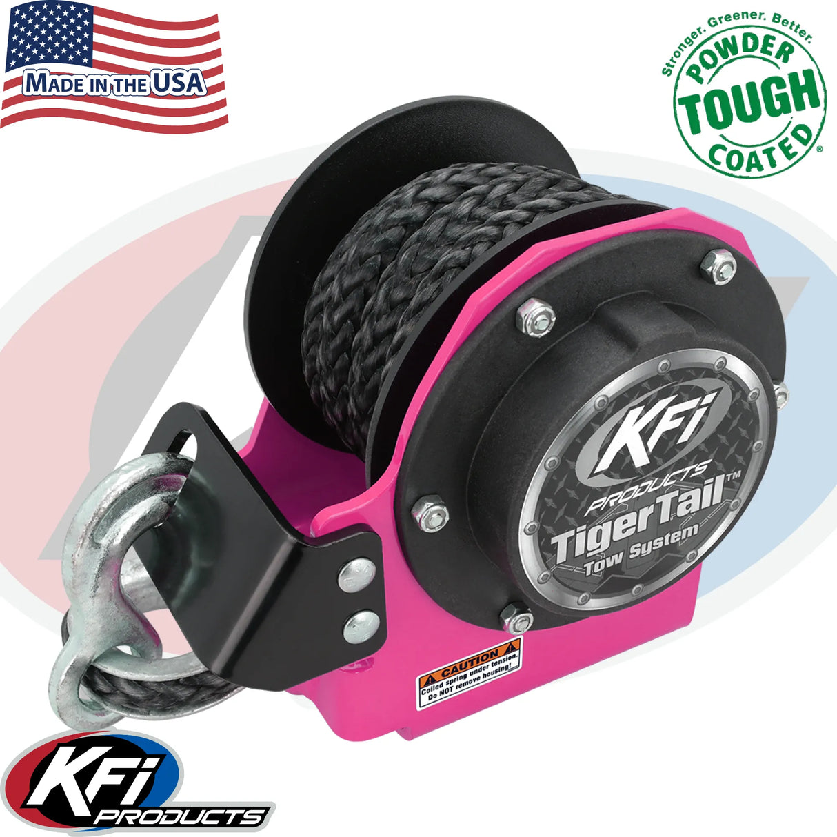 KFI Tiger Tail Tow System (Multiple Color Options)