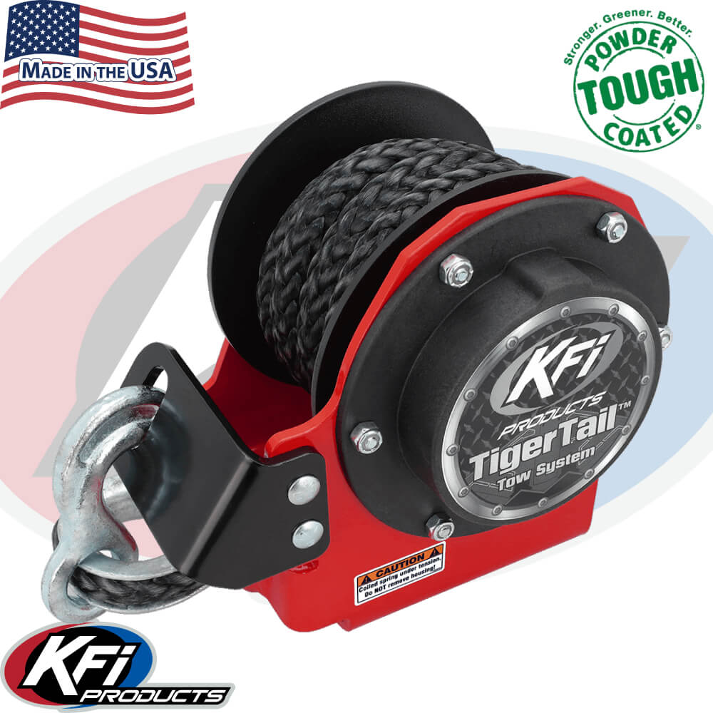 KFI Tiger Tail Tow System (Multiple Color Options)