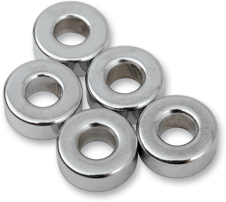 Drag Specialties MPB502 Chrome Spacer Kit for Harley-Davidson Motorcycles (1/4" x 5/8" x 1/4")