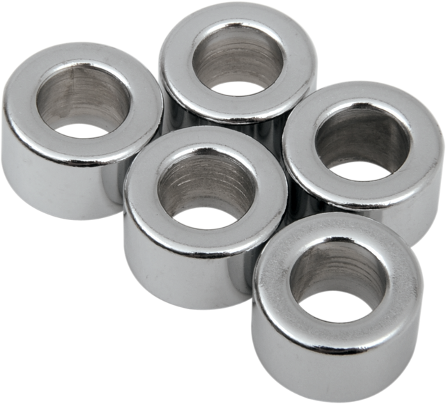 Drag Specialties Spacer Kit Chrome 5/16 x 5/8 x 3/8 for Harley-Davidson Motorcycles - Part MPB509