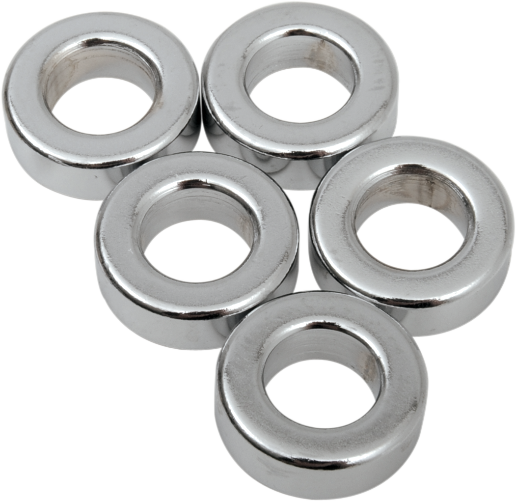 Drag Specialties Spacer Kit MPB514 - Chrome, 3/8 inch x 3/4 inch x 1/4 inch for Harley-Davidson Touring and Softail Models