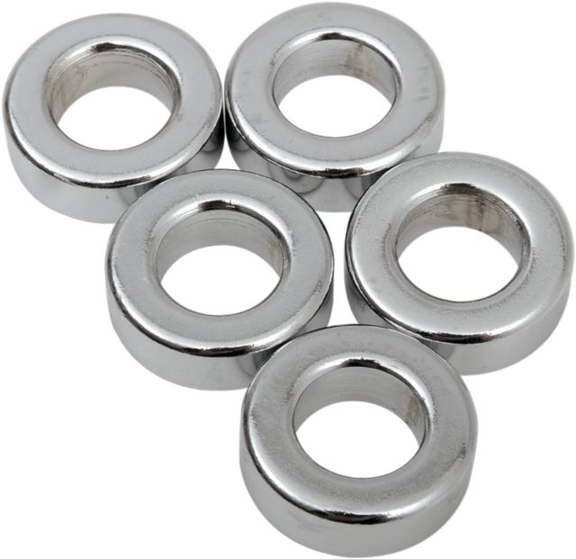 Drag Specialties Spacer Kit MPB514 - Chrome, 3/8 inch x 3/4 inch x 1/4 inch for Harley-Davidson Touring and Softail Models
