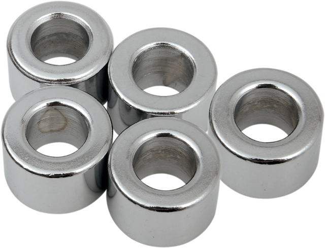 Drag Specialties MPB516 Chrome Spacer Pack for Harley-Davidson Motorcycles (3/8" x 3/4" x 1/2")