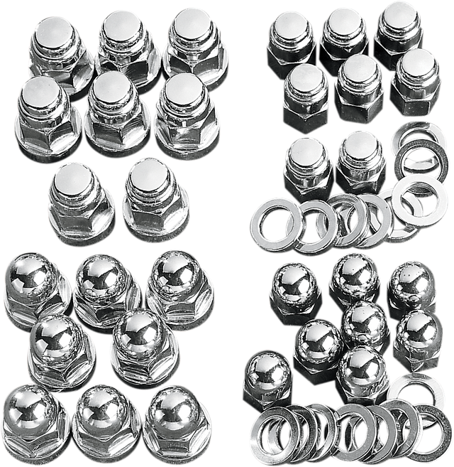 DRAG SPECIALTIES Acorn Bolt and Nut Set MK236 for Harley Davidson Touring Models