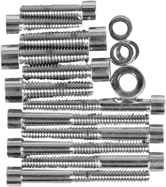 DRAG SPECIALTIES MK344S Transmission Side Cover Bolt Set for Harley-Davidson Motorcycles