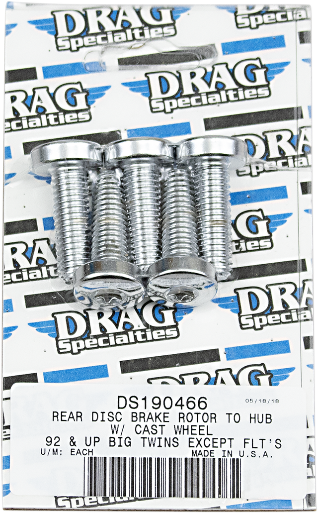 DRAG SPECIALTIES MK307 Rear Cast Rotor Mounting Kit for Harley-Davidson Motorcycles