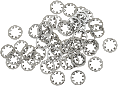 DRAG SPECIALTIES Inside Washer - Star - Chrome - #10 MPB456 for Harley Davidson Motorcycles