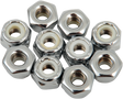 DRAG SPECIALTIES Nylon Chrome Insert Nuts MPB272 for Harley-Davidson and Custom Motorcycles