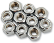DRAG SPECIALTIES Nylon Chrome Insert Nuts - 1/4"-20 - Part MPB273 for Harley Davidson Motorcycles