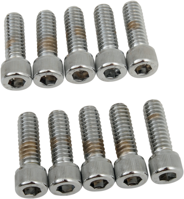 Drag Specialties MPB179 Coarse-Thread Socket-Head Bolts – 1/4-20 x 3/4 inch for Harley Davidson Motorcycles