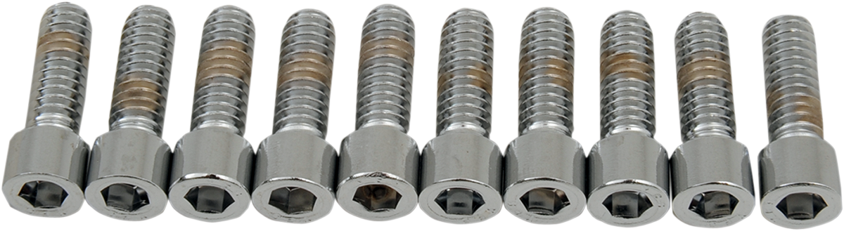 Drag Specialties MPB179S Socket-Head Coarse-Thread Bolts - 1/4-20 x 3/4 inch for Harley Davidson Motorcycles