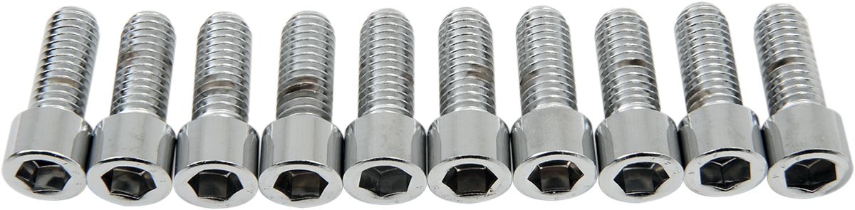 Drag Specialties MPB238S Socket-Head Bolts - 3/8-16 x 1 Inch for Harley-Davidson Motorcycles