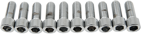 Drag Specialties MPB238S Socket-Head Bolts - 3/8-16 x 1 Inch for Harley-Davidson Motorcycles