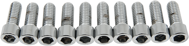 Drag Specialties MPB238S Socket-Head Bolts - 3/8-16 x 1 Inch for Harley-Davidson Motorcycles
