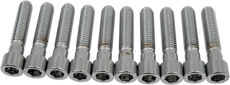 DRAG SPECIALTIES MPB241S Socket-Head Bolts - Coarse Thread 3/8-16 x 1-3/4 inch for Harley Davidson and Cruiser Motorcycles