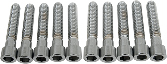 DRAG SPECIALTIES MPB242S Socket-Head Coarse-Thread Bolts - 3/8-16 x 2 inches for Harley-Davidson and Cruiser Motorcycles