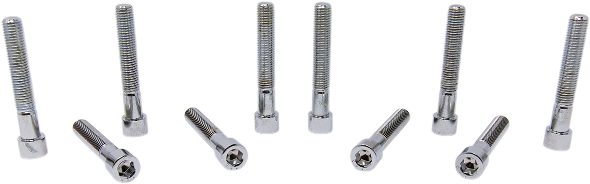 Drag Specialties MPB231S Fine Thread Socket-Head Bolt Pack for Harley-Davidson Motorcycle Repair