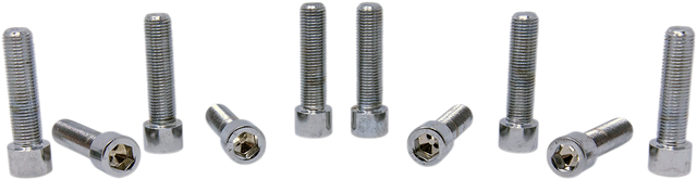 DRAG SPECIALTIES MPB253S Fine Thread Socket-Head Bolt Pack for Motorcycle Repairs, 3/8"-24 x 1-3/4", 10 Pack