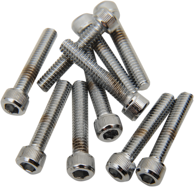 DRAG SPECIALTIES MPB189 Replacement Socket-Head Bolts for Harley-Davidson Motorcycles (Fits 1990-2023 Models)