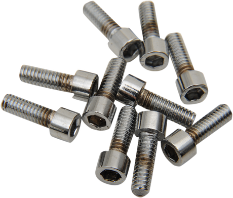 DRAG SPECIALTIES MPB190S Replacement Socket-Head Bolts for Harley-Davidson Motorcycles - 10 Pack