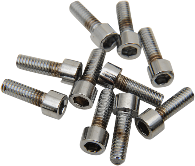 DRAG SPECIALTIES MPB190S Replacement Socket-Head Bolts for Harley-Davidson Motorcycles - 10 Pack