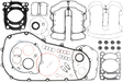 COMETIC C10275 Complete Engine and Primary Gasket Kit for Harley-Davidson Models