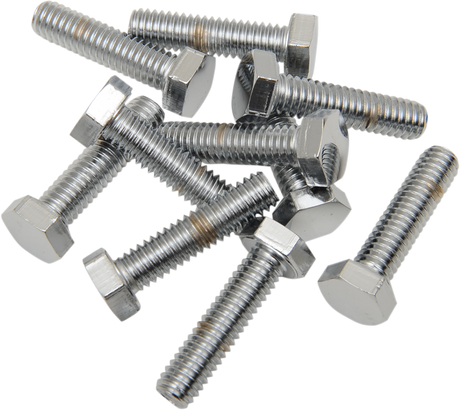 DRAG SPECIALTIES Hex-Head Bolts - Chrome - 5/16"-18 x 1" - Model MPB125 for Harley-Davidson Motorcycles