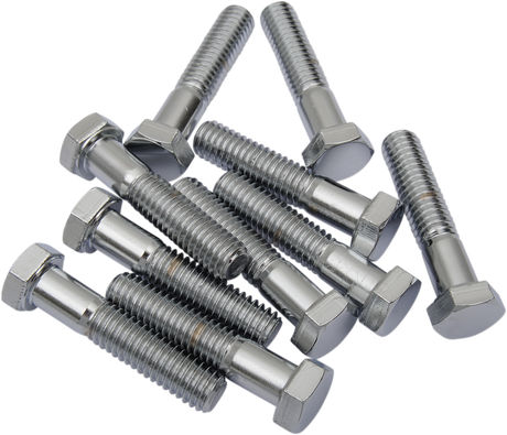 DRAG SPECIALTIES Hex-Head Bolts - Chrome - 3/8"-16 x 2" (MPB136) for Harley-Davidson Motorcycles