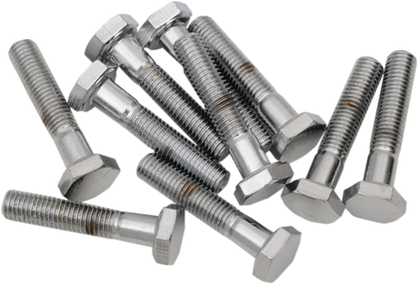 DRAG SPECIALTIES MPB140 Fine Thread Hex Head Bolts for Motorcycle Repairs, 1/4"-28 x 1" - Pack of 10