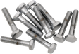 Drag Specialties MPB141 Fine Thread Hex Head Bolts for Harley-Davidson Motorcycles — 1/4"-28 x 1-1/4" Replacement Bolts Pack of 10