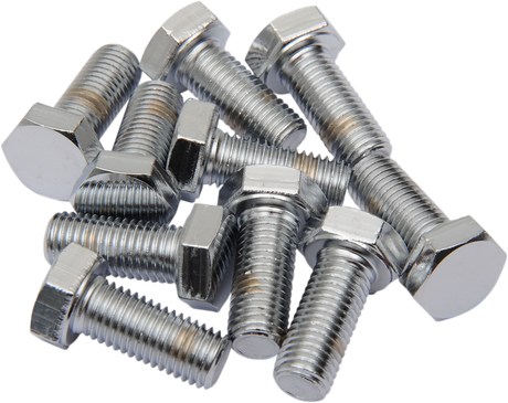 DRAG SPECIALTIES MPB148 Fine Thread Hex Head Bolts for Motorcycle Repairs, 5/16"-24 x 7/8" - 10 Pack - Made in USA