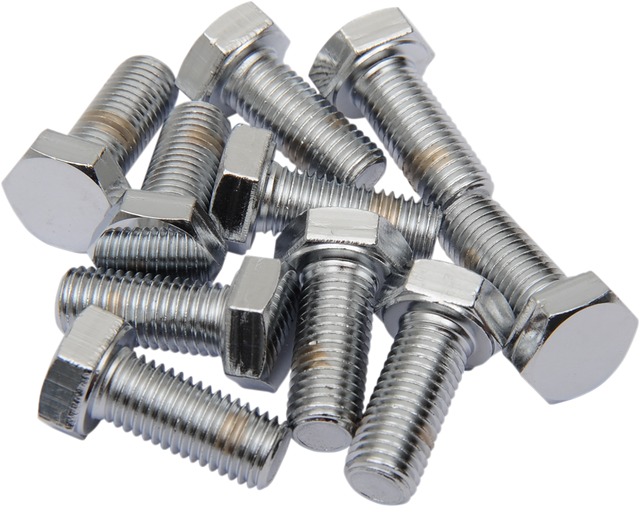 DRAG SPECIALTIES MPB148 Fine Thread Hex Head Bolts for Motorcycle Repairs, 5/16"-24 x 7/8" - 10 Pack - Made in USA