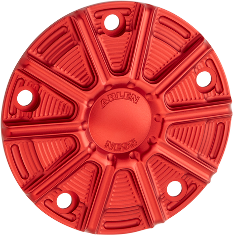 ARLEN NESS Points Cover - Red - Twin Cam 700-030
