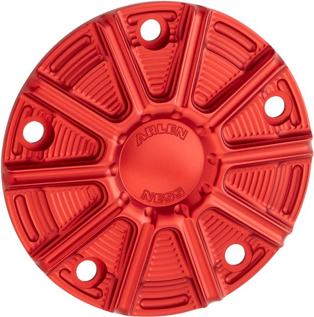 ARLEN NESS Points Cover - Red - Twin Cam 700-030