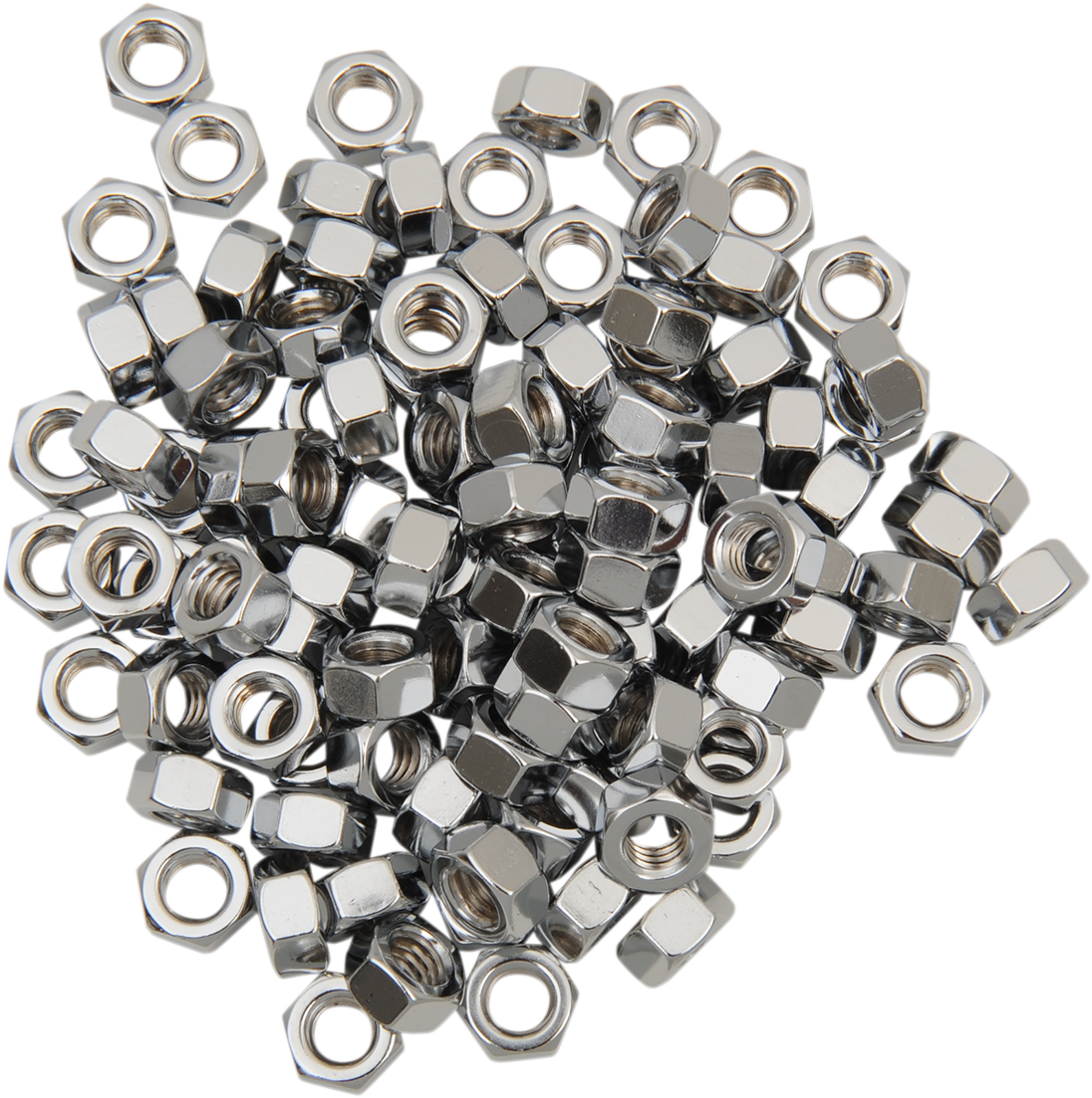 DRAG SPECIALTIES Hex Nut - 5/16"-18 - Chrome (Part Number: MPB169) for Harley-Davidson Motorcycles