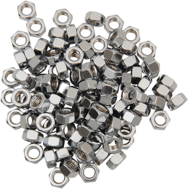 DRAG SPECIALTIES Hex Nut - 5/16"-18 - Chrome (Part Number: MPB169) for Harley-Davidson Motorcycles