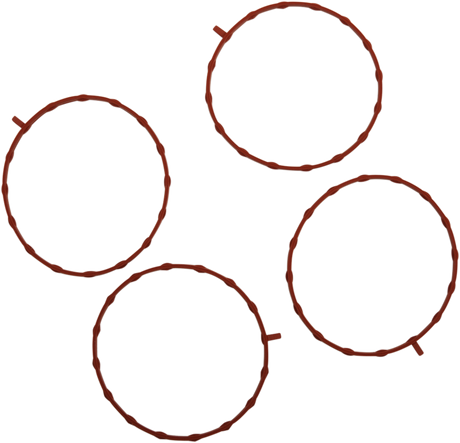 COMETIC C10204 Throttle Body Seal - 4 Pack for Ford F-150, Chevrolet Silverado, RAM 1500, and Dodge Durango with M8 Bolts