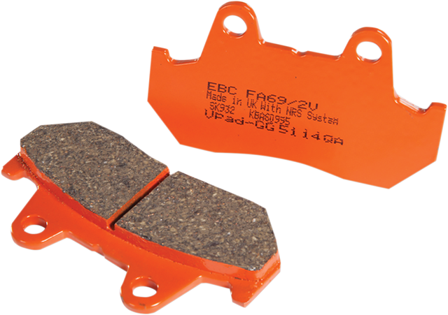 EBC Organic Brake Pads FA69/2