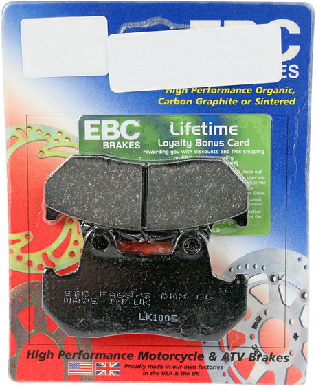 EBC Organic Brake Pads FA69/3
