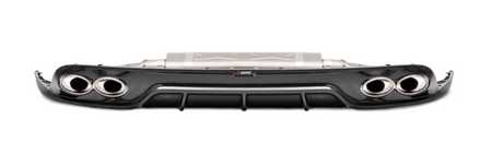 Akrapovic Rear Carbon Fiber Diffuser for 2016-2017 Porsche 911 Turbo & Turbo S (991.2) - High Gloss Finish